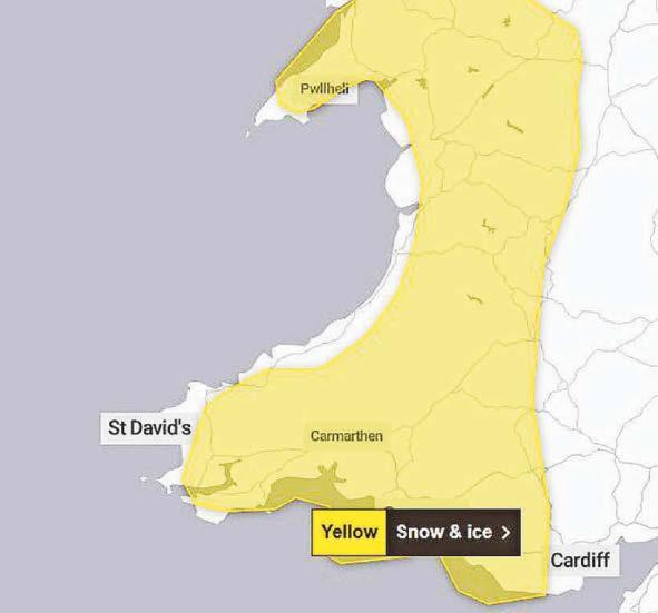 Warning as snow set to hit Wales over weekend