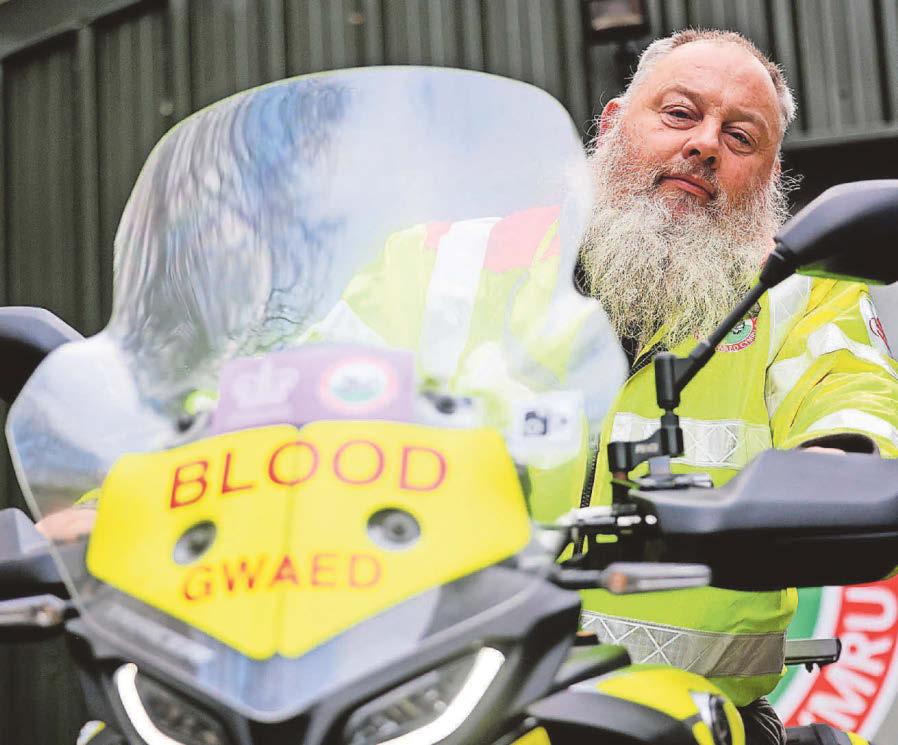 Team of volunteers revving up every day to help save lives