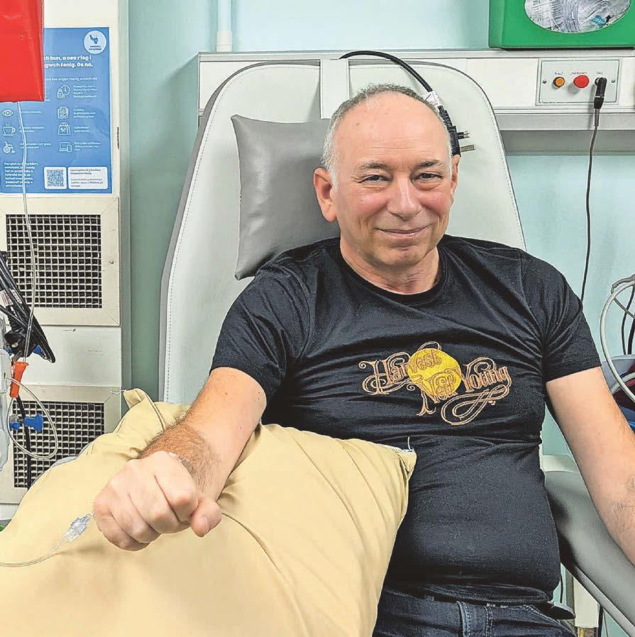 'Exciting times' as man gets pioneering health treatment