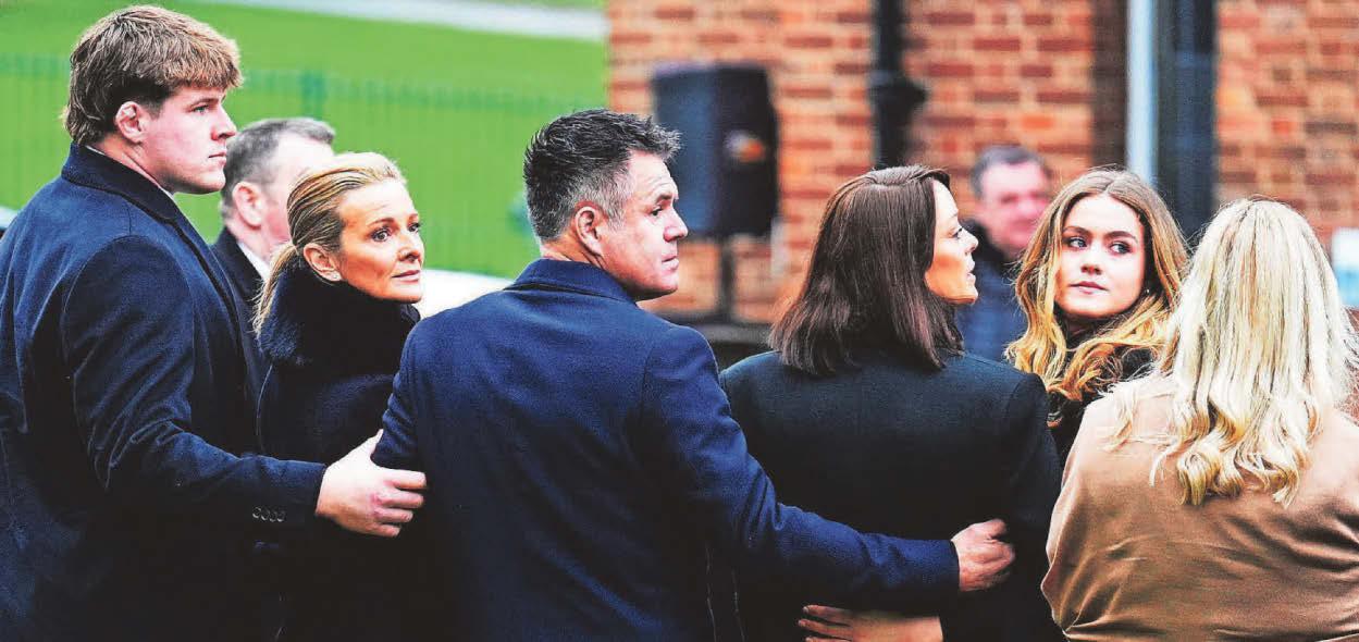Family and football greats bid farewell to Terry Yorath