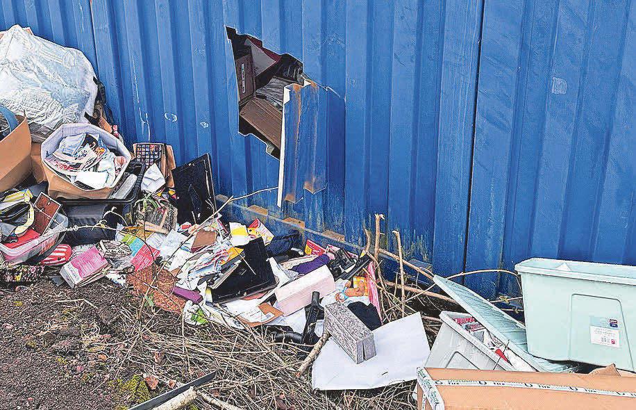Belongings ransacked after thieves break in to storage units