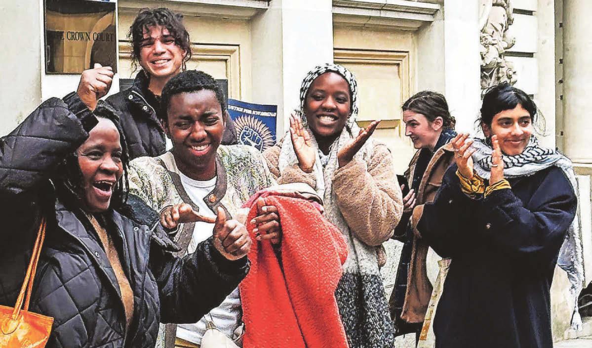 Activist found not guilty of 'supporting Hamas'