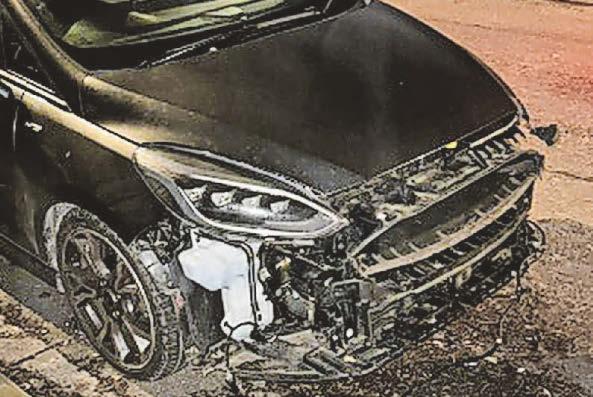 Cars belonging to football fans targeted