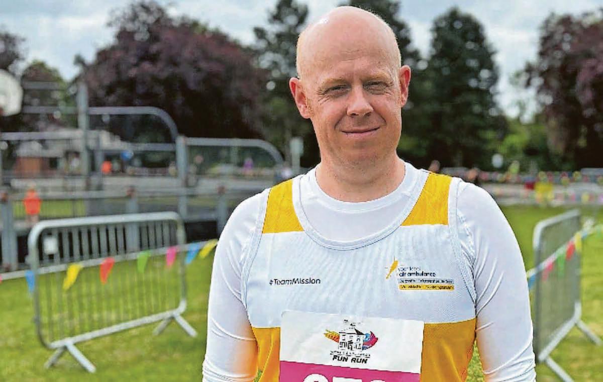 HEART HORROR ON GOLF COURSE TEES OFF DAD'S MARATHON FUNDRAISING
