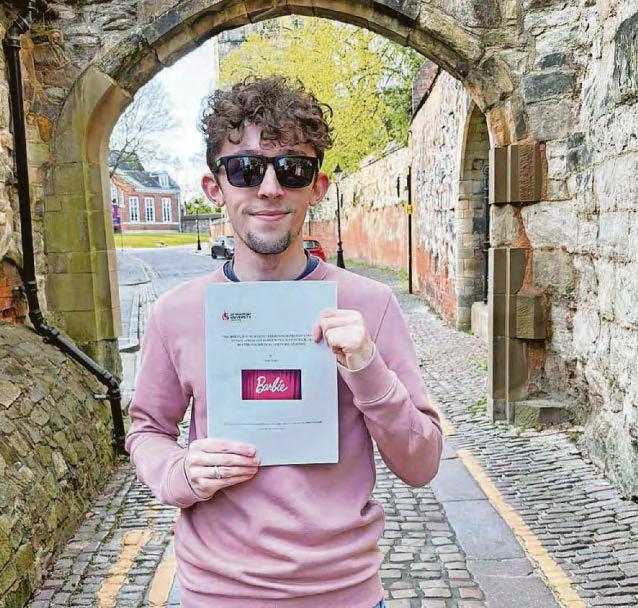 STUDENT'S IN THE PINK AFTER FIRST FOR BARBIE WORK