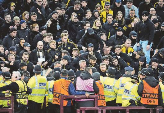Swiss man jailed for assaulting cop at Villa
