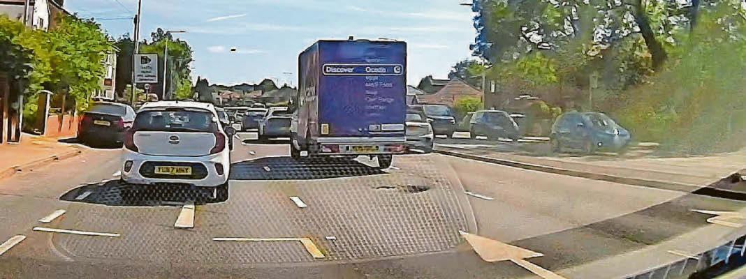 Lanes closed as sinkhole appears in busy road