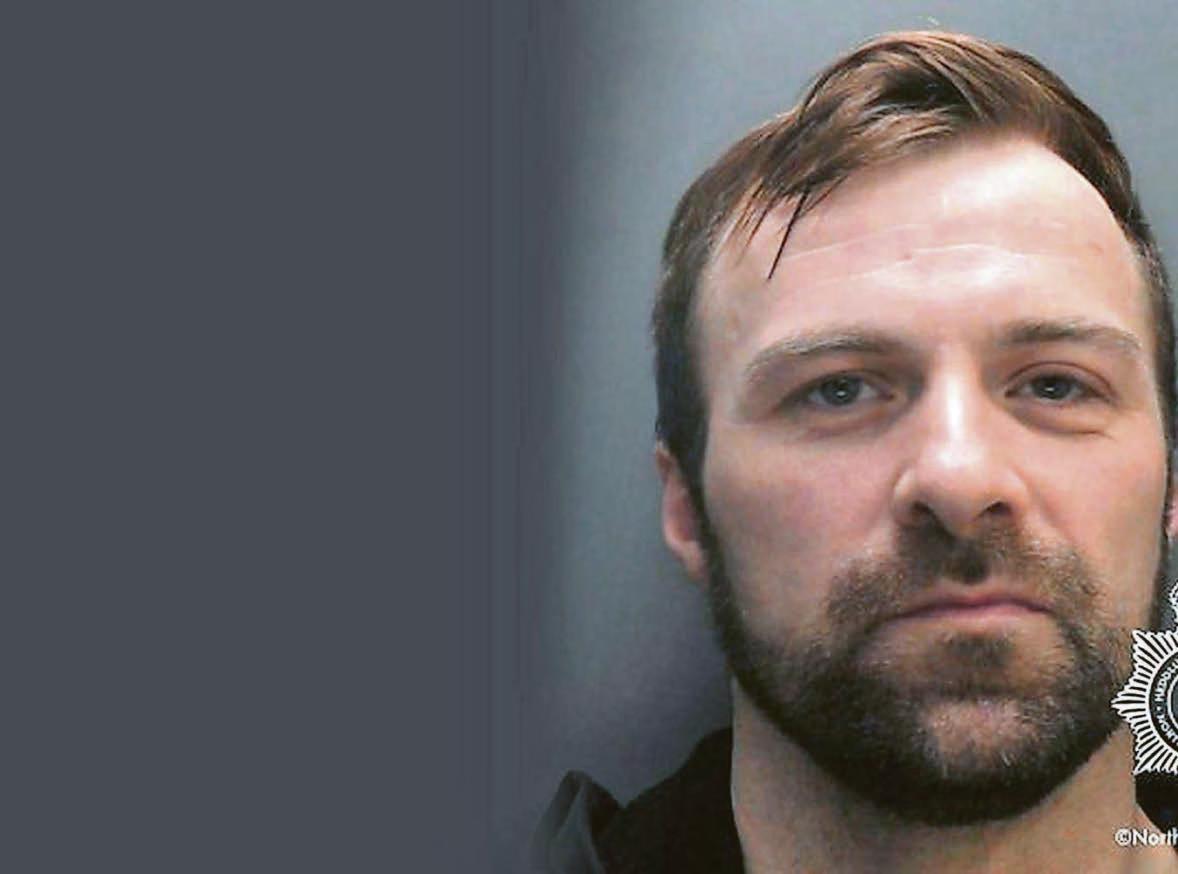Man pulled out clump of police officer's hair and then strangled her colleague