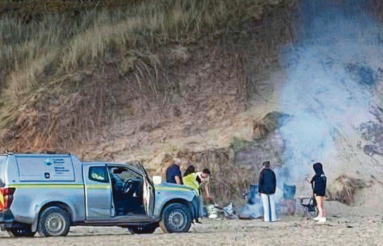 Barbecues and camp fires banned at beach