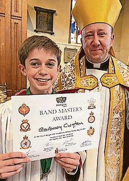 Air cadet tracked down for prestigious award... in cathedral