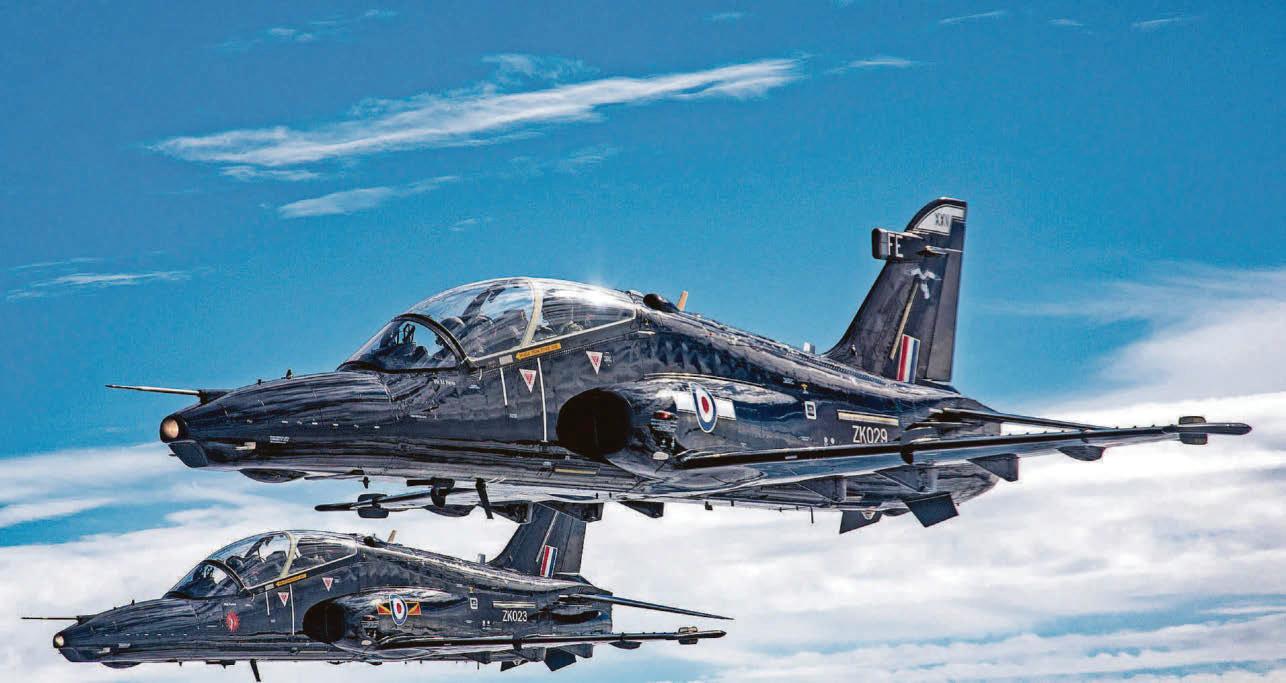 RAF Valley Hawk jets in near-miss with mystery 'paramotor'