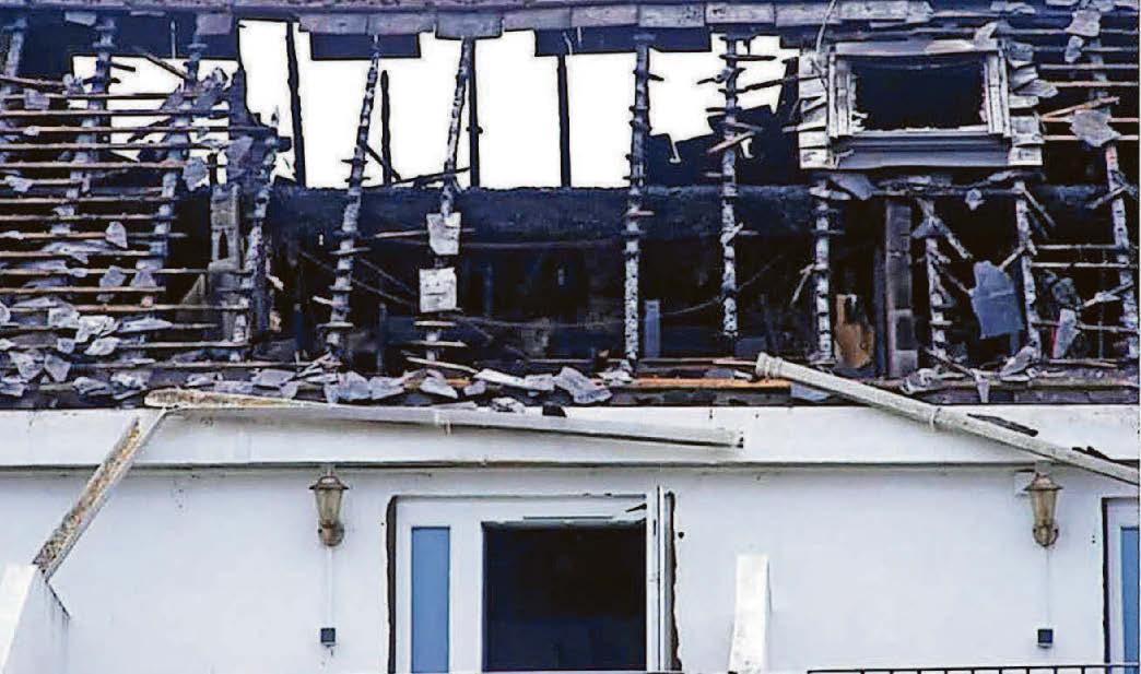 Fund-raising campaign for hotel devastated by blaze