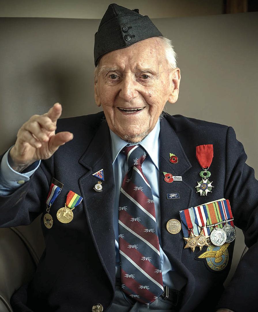 Bernard was one of first to know war in Europe was over