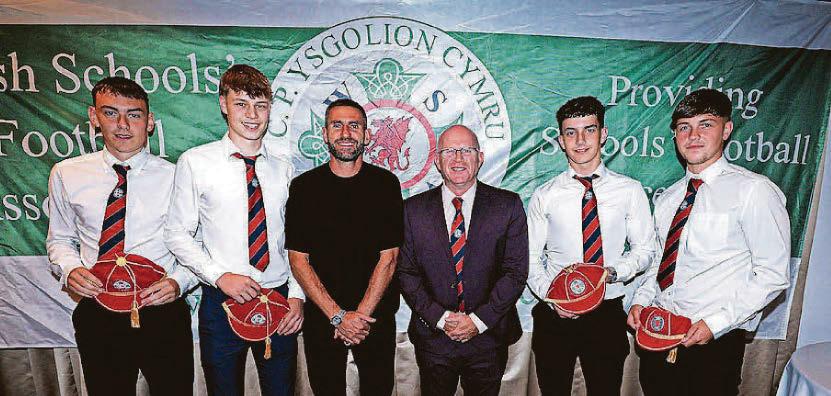 Students get Wales caps at Schools Awards