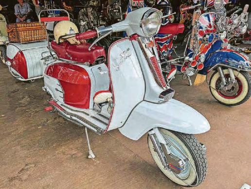 Fantastic show of scooters at annual festival