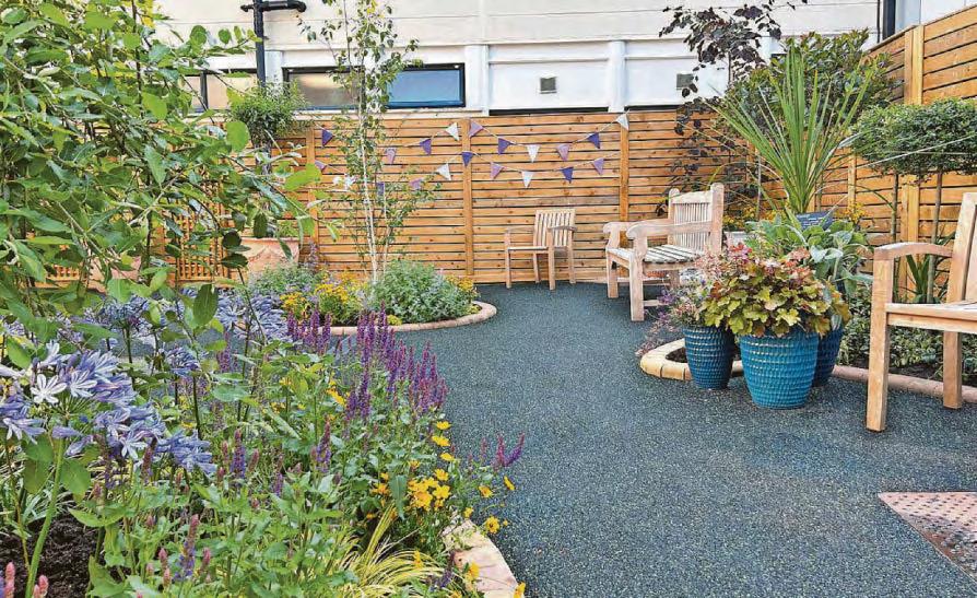 Hospital dementia garden unveiled