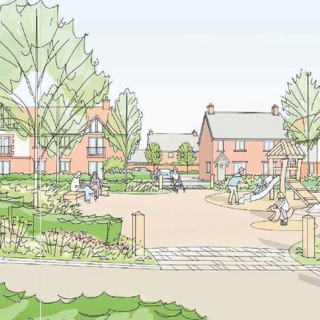 Plans submitted for 120 homes in countryside
