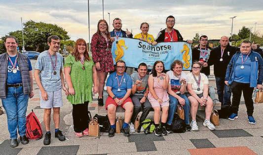 Seahorses making waves at Halliwick Swimming Gala
