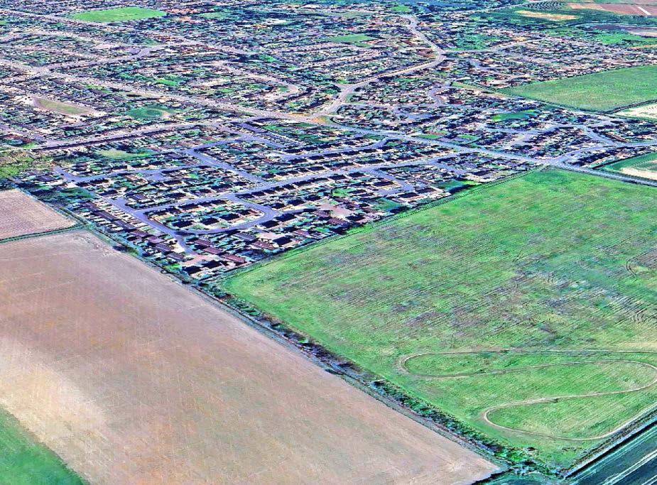 Council says welcome to a new neighbourhood of 1,250 homes extending town by the equivalent of 142 football pitches