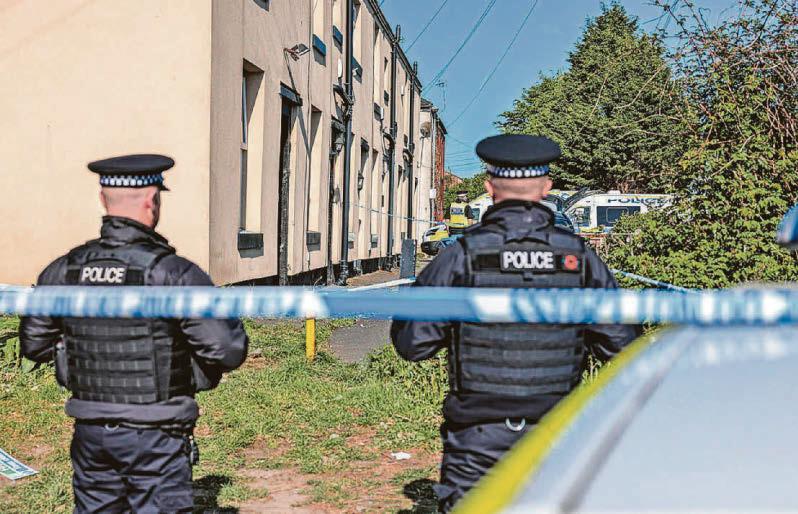 'There were anti- terrorist units - it was a bit scary'