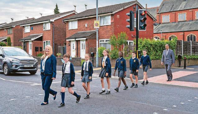 New pedestrian crossing boosts road safety for all