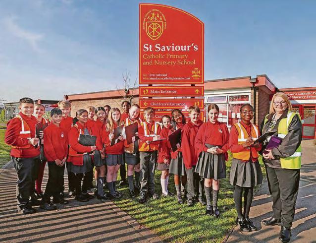 Pupils out on patrol to curb bad parkers