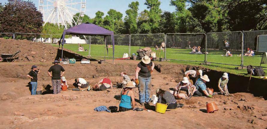 Students develop new skills while uncovering the past