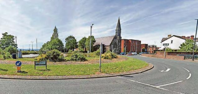 Bike scheme trial for roundabout