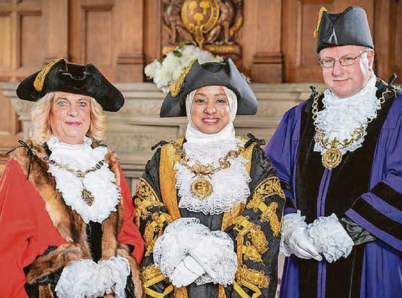 Mayor makes history in traditional ceremony