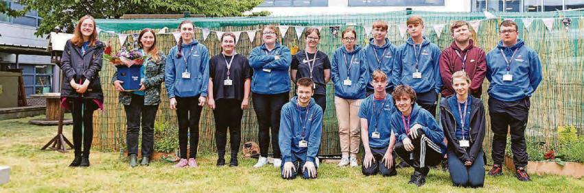 Wellbeing Garden created to benefit students at college campus