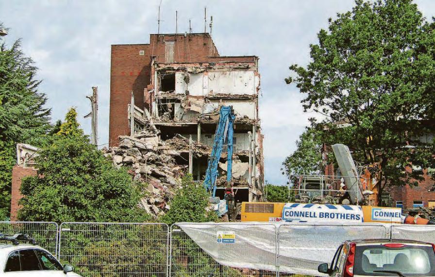 Demolition of council offices marks start of £14.8m regeneration