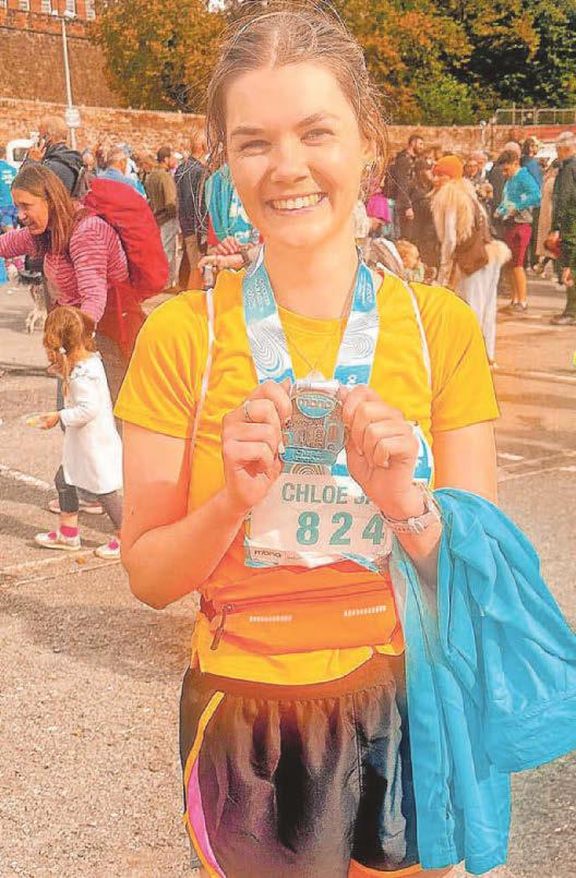 Chloe's Marathon effort in memory of her brother