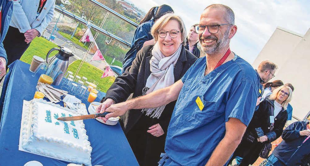 Sky's the limit as balcony helps patients see the light