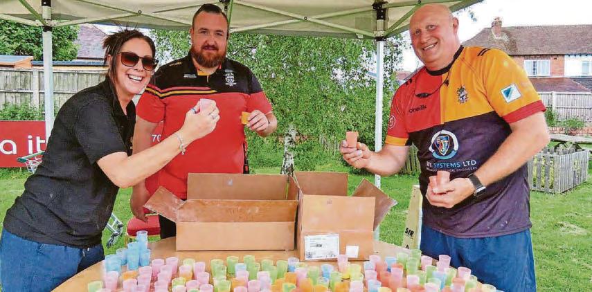 COLOURFUL way to raise money and have fun