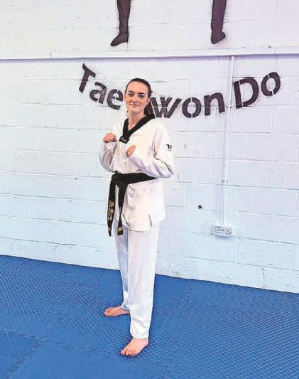 Student flying the flag for university in European comp