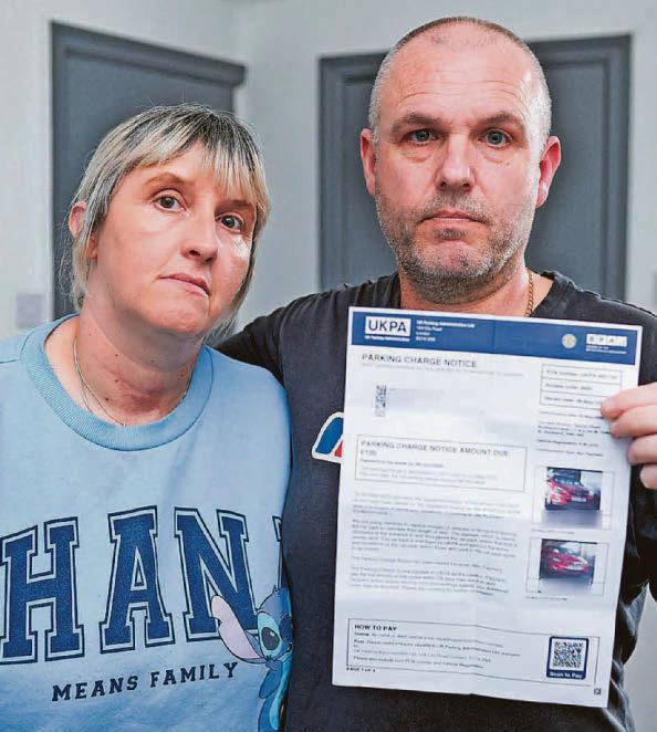 Couple issue alert as car park meter fault results in £100 fine