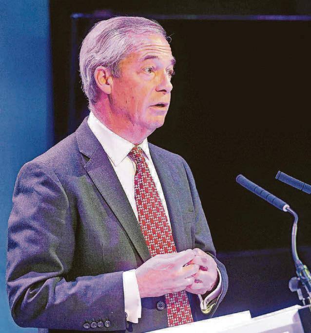 Nigel Farage says he will tackle 'serious problems'