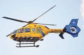 Life-saving offer with air ambulance