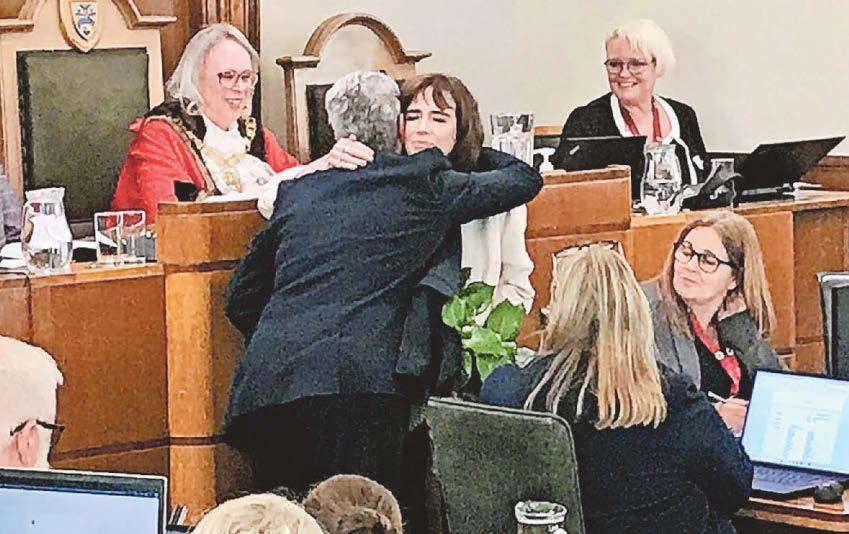 Leader retires after six years of service