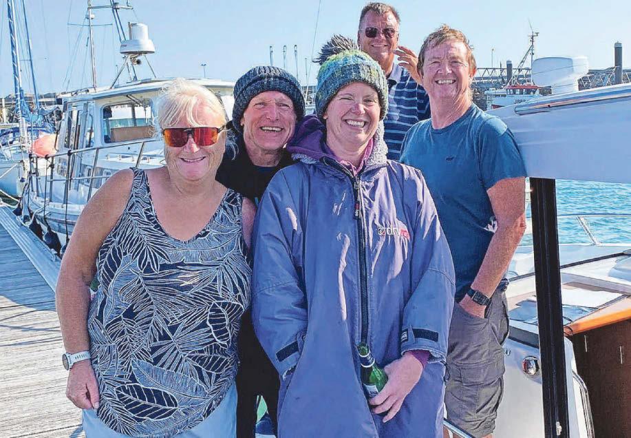 NHS worker's epic swim around island for charity