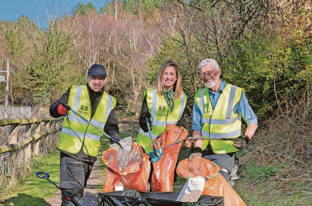 Funding boost for litter picking group