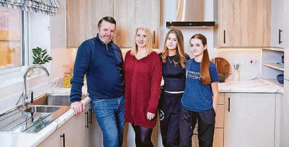 'For a few days we were only ones living here, which was a bit weird'