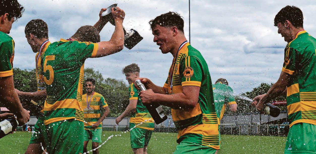 Silverware double joy for Linnets U21s