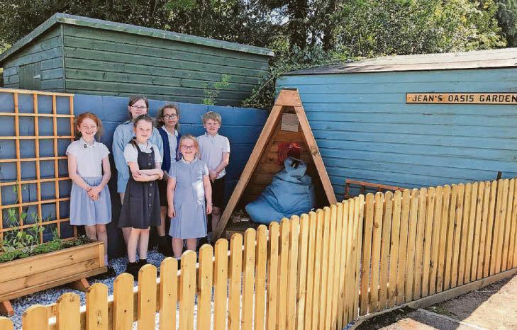 Garden is created in memory of beloved teacher