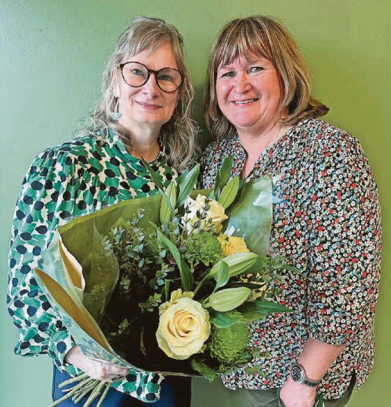 Charity says thank you to trustee Claire