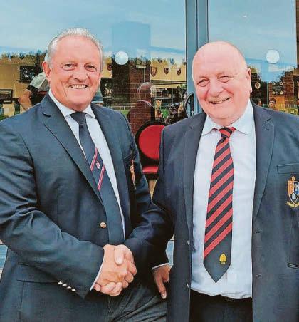 Derek takes over as club president