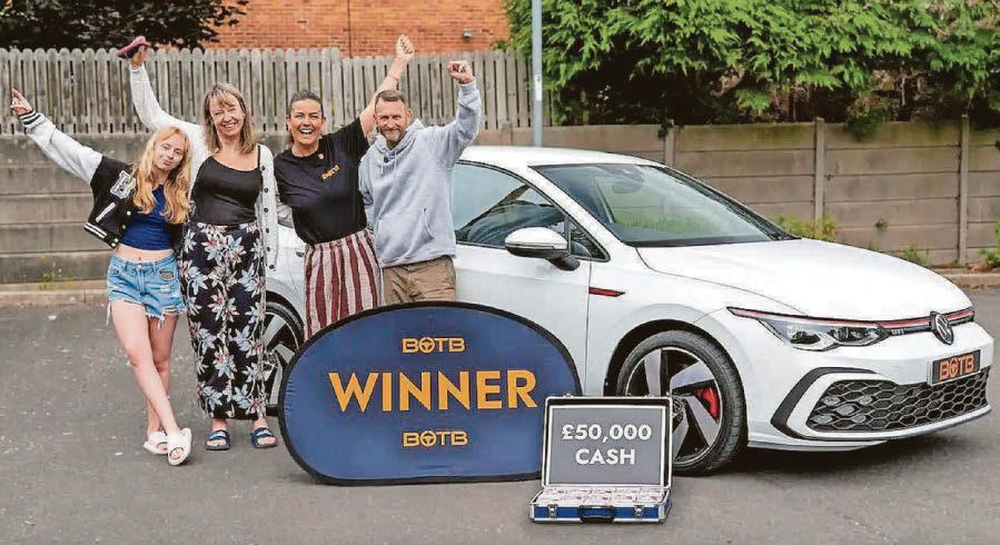 I was expecting a plasterer, but instead I'd won £90k of prizes