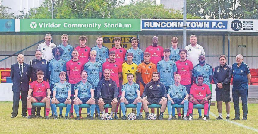 Runcorn FC kick off award-winning season in style with sponsor's new kit marking nine year partnership support