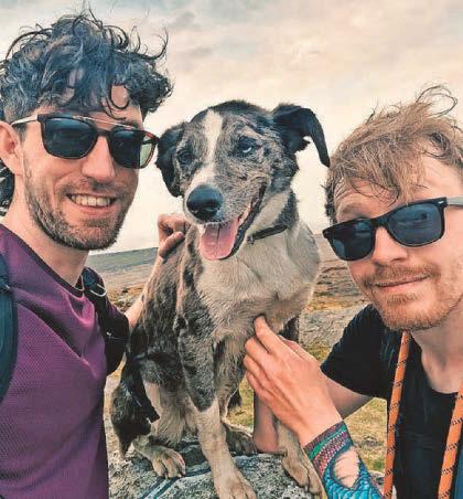 Pals' charity hike
