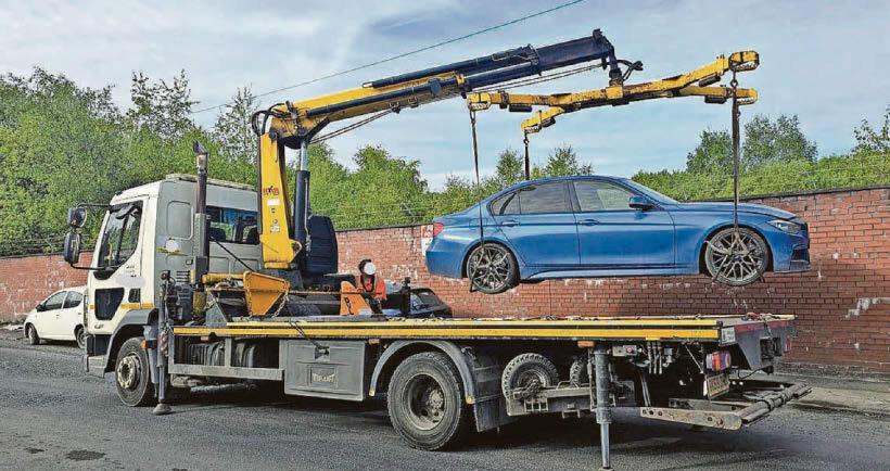 20 vehicles seized as part of crackdown on abandoned cars